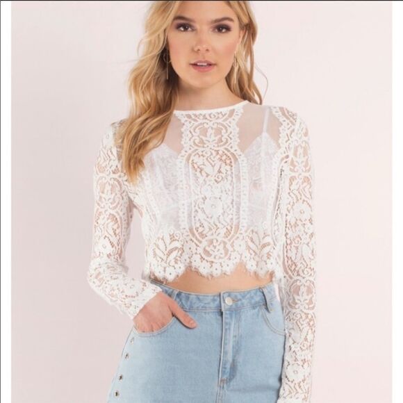 NWT lace top by Tobi belaro size large - Picture 1 of 9